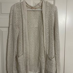 ITS OUT TIME off white cardigan